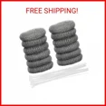 thumbnail image 1 of 12 Pcs Stainless Steel Lint Trap For Washing Machine Hose - Laundry Mesh Washer, 1 of 2