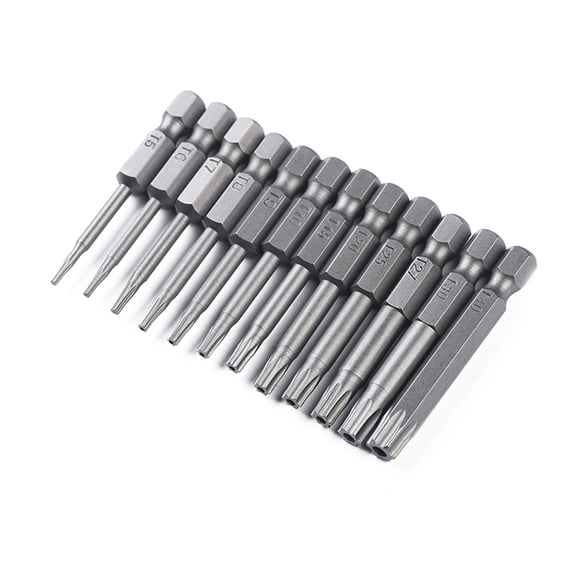 Toyandona Star Screwdriver Bits Strong Magnetic Precision for Drilling 12Pcs