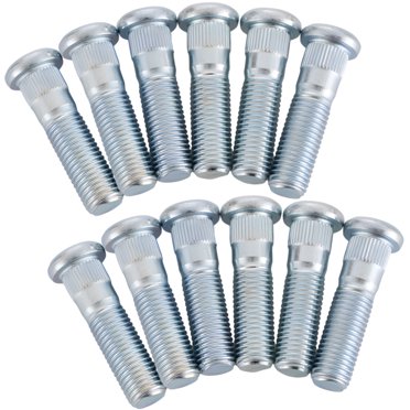 20pc 12x1.5 Zinc Open End Acorn Lug Nuts – Fit Honda, Hyundai, Chevy, Acura & More