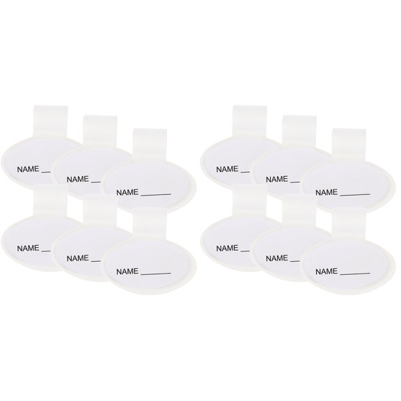 CIMAXIC White Stethoscope Name Identification Clip for Home Use 12Pcs