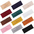 thumbnail image 1 of 12 Pcs Stretchy Headbands for Women Girls，Absorbed Sport Headband Soft Twist Knotted Headbands for Daily Life Yoga Workout, 1 of 5