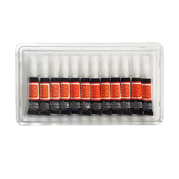 12 Pcs Strong Adhesive Repair Glues Handmade Model Glues Super Glues