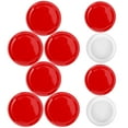 thumbnail image 1 of 12 Pcs Supaant Canning Lids Supaants Mason Jar Covers for Replacement Multipurpose Red Tinplate, 1 of 6