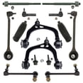thumbnail image 1 of 12 Pcs Suspension Kit Front Lower & Upper Control Arm, Inner & Outer Tie Rod Ends, Sway Bar Link and Lower Ball Joints Fits select: 2005-2006 CHRYSLER 300C, 2006-2010 DODGE CHARGER, 1 of 15