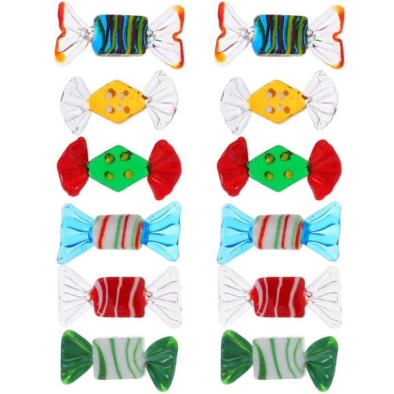 12 Pcs Sweets Colored Candies Funny Decor Desktop Decoration