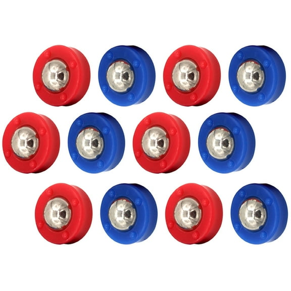 12 Pcs Tabletop Shuffleboard Hockey Pucks Rolling Balls Equipment Roller Replacement Game Accessories Toys
