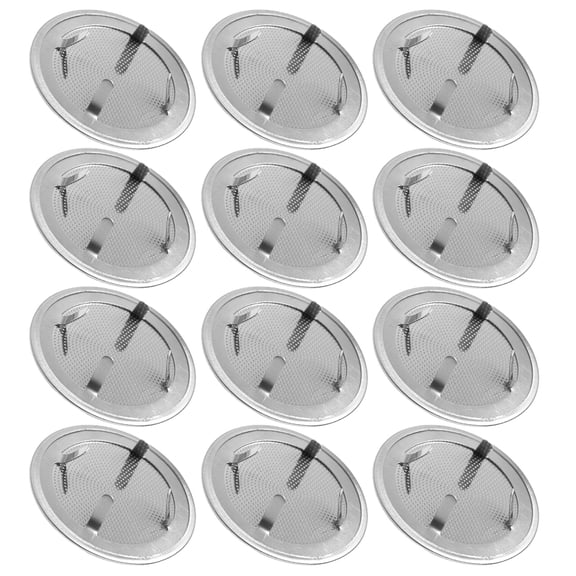 12 Pcs Reusable Tea Filters for Kettle, Teapot, Coffee - Leakproof Travel Strainers for Loose Leaf Brewing