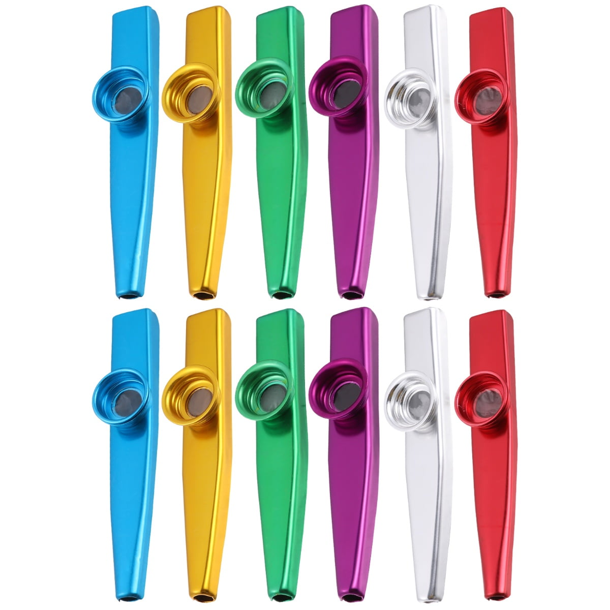 12 Pcs The Gift Musical Instruments for Kids Mental Kazoo Bandurria