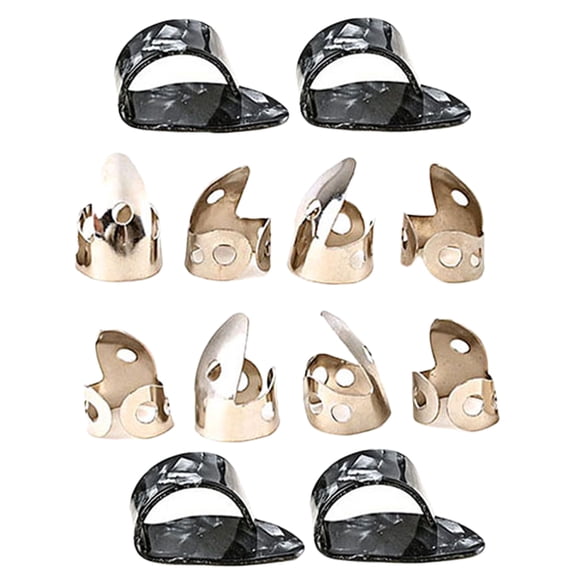 12 Pcs Thumb Finger Picks for Banjo Guitar