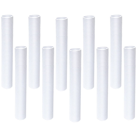 12 Pcs Tree Bark Protector, 1.9 x 15.7 in / 5 x 40 cm White Plastic Tree Trunk Protector for Saplings, Protects Against Rodents, Ring Design for Breathability, Long-lasting PE Material