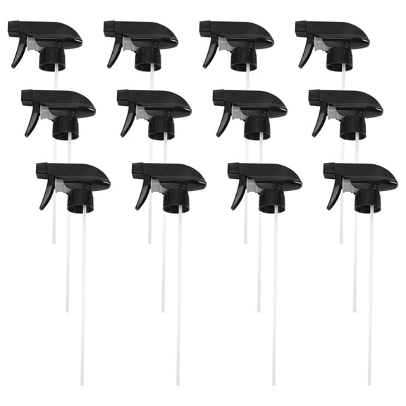 12 Pcs Trigger Sprayer Bottle Nozzle Head - 28/410 Neck Bottle Size
