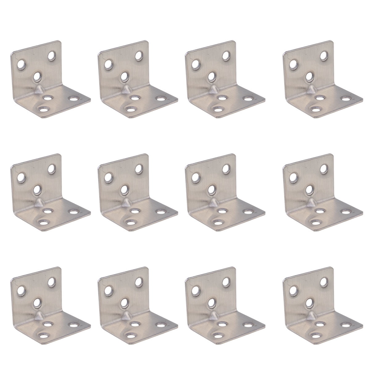 12 Pcs Tripod Angle Support Corner Stand Bracket Furniture Braces