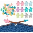 thumbnail image 1 of 12 Pcs Turtle Knitting Needle Stoppers with 30 Pcs Knitting Needle Point Protectors Stitch Stoppers Knitting Supplies Accessories for DIY and Handmade Crafts, 1 of 6