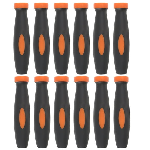 12 Pcs Two-tone Handle File Rasp Electric Black