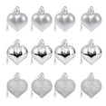 thumbnail image 1 of 12 Pcs Valentines Day Heart Ornaments, Valentines Heart Baubles for Living room,bedroom, birthday party, Valentines Day Wedding Anniversary, 1 of 4