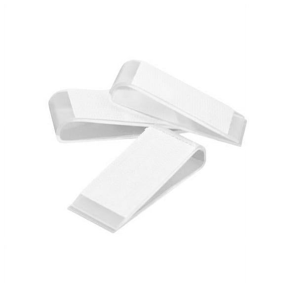 12 Pcs, Velcro Table Skirt Clip - Overlap/Valence, Heavy-Duty Plastic W/Velcro