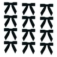 thumbnail image 1 of 12 Pcs Velvet Bows with Twist Tie, Pre-Tied Vintage Christmas Velvet Ribbon Bows for Treat Bags Gift Wrapping Basket Wedding Baby Shower Brithday Party (Green), 1 of 8