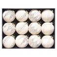 thumbnail image 1 of 12 Pcs Velvet Christmas Ball Ornaments 3.15 Inch Flocked Glitter Christmas Ornaments Sequin Shatterproof Modern Hanging Decoration for Xmas Tree Mantle Home Decor, 1 of 2