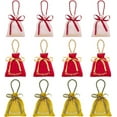 thumbnail image 1 of 12 Pcs Velvet Jewelry Pouches Drawstring Gift Bags Fabric Candy Bags Party Faver Pouch with Gold Stamping Word and Rope Handle for Jewelry Gift Wedding Candy Party Christmas 6.1×5.12 Inch, 1 of 6