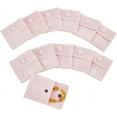 thumbnail image 1 of 12 Pcs Velvet Jewelry Pouches with Snap Button Pink Velvet Jewelry Storage Bags Small Velvet Gift Bags for Traveling Rings Bracelets Necklaces Earrings Watch 2.76x2.76 Inch, 1 of 8
