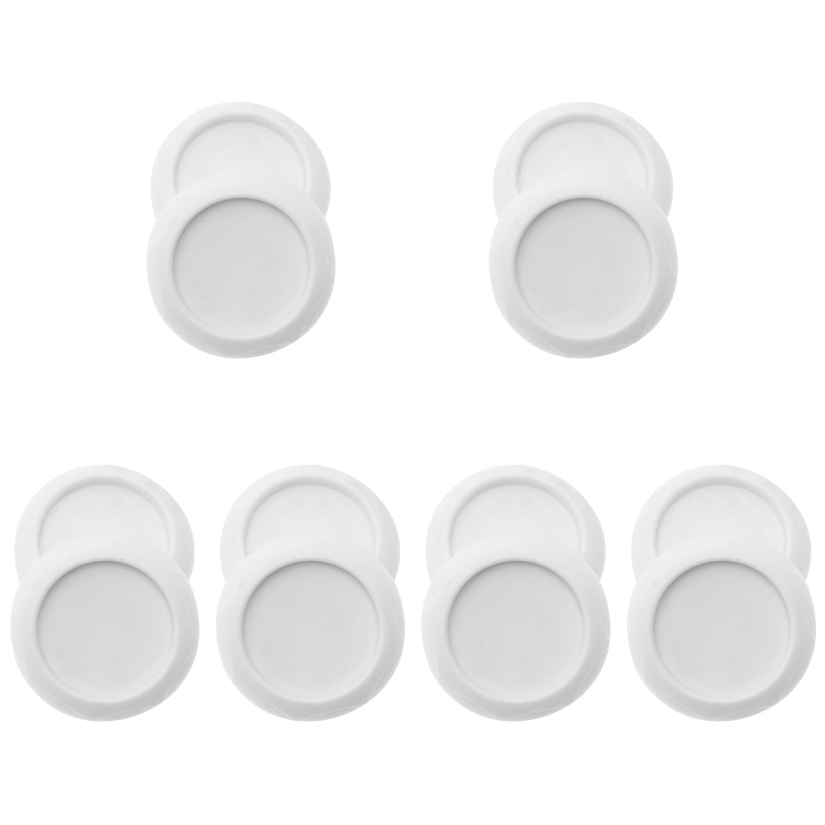 12 Pcs Wall Protector Baby Pads Bumpers Gate Child Cups White App