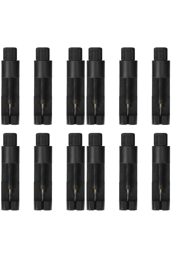 Black Rustproof Watch Connecting Shaft, Sturdy Metal Link Removal Tool 12Pcs
