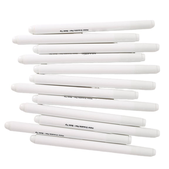 12 Pcs Water Soluble Pen Erasable Marking Pen Washable Fabric Marker Fabric Markers Pens for Marking