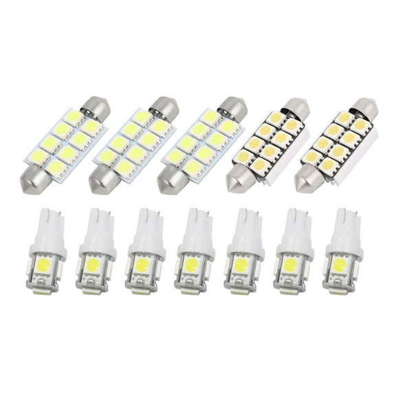 12 Pcs White Dome Lights Interior Kit Map Lamp For Ram 2002-2011