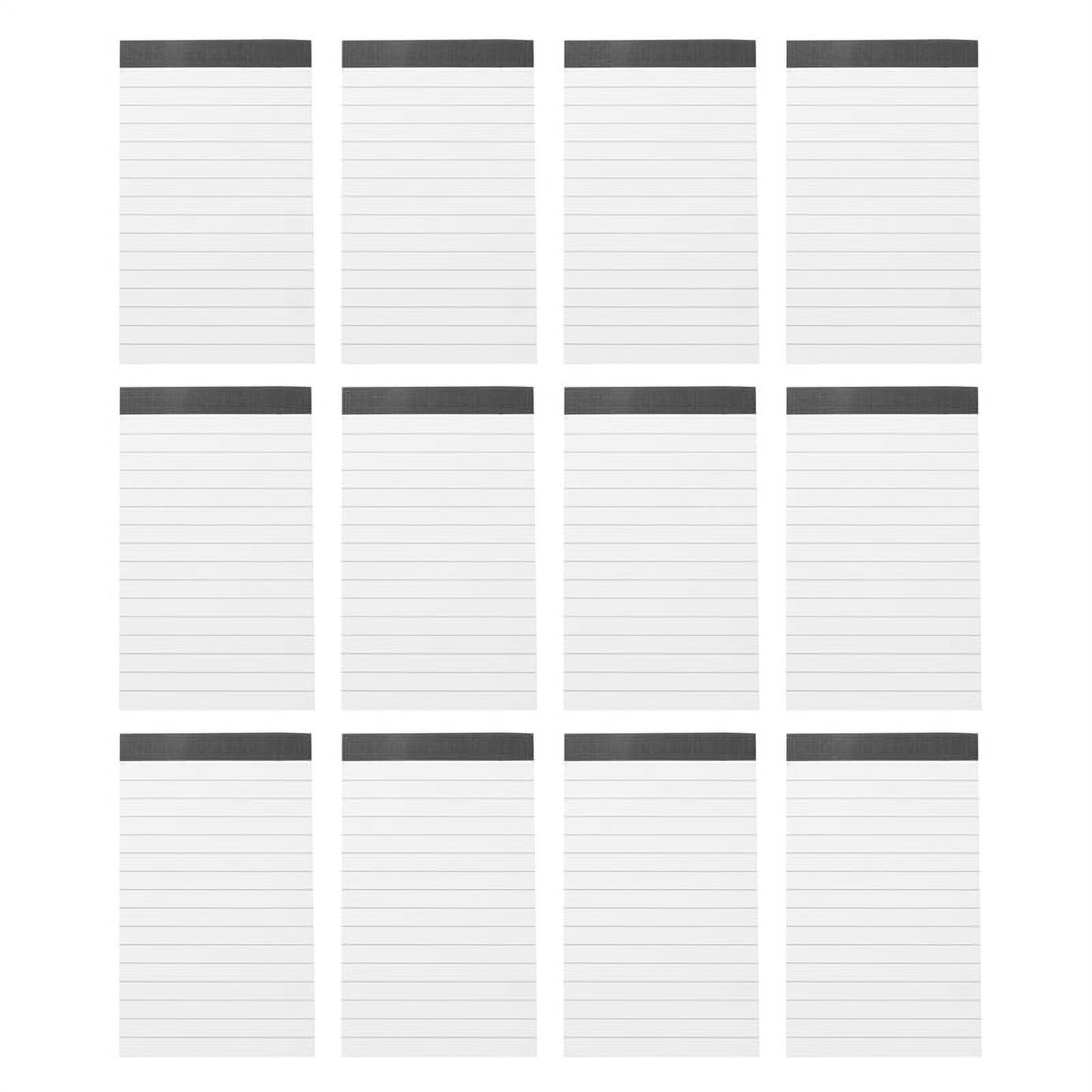 12 Pcs White Pocket Notebook Refills 3X5 Inch Handwriting Notebook with