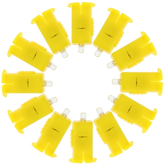 NIAIZEK LED Paper Lantern Wicks Plastic 12Pack Miniature For Party Decorative Lighting