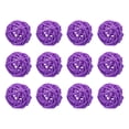 thumbnail image 1 of 12 Pcs Wicker Rattan Balls 1.6 Inch Rattan Decorative Balls for Vase Fillers Home Decor Light Purple, 1 of 5