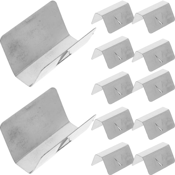 12 Pcs Wind Deflector Retainer Windshield Rack Clips Buckle Iron