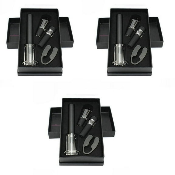 12 Pcs Wine Opener Set, Air Pressure Pump Opener Gift Box Includes Wine Opener Kit Vacuum Stopper and Wine Pourer Tool