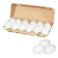 thumbnail image 1 of 12 Pcs Wooden Eggs Painted Fake Easter Eggs Unpainted Fake Wooden Eggs for Crafts,Easter Decoration White, 1 of 7