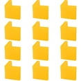 thumbnail image 1 of 12 Pcs Yellow Plastic Angle Iron Foot L Shape Edge Leg Protector 50 x 50mm, 1 of 7