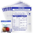 thumbnail image 1 of 12 Pcs Zipper Steam Bags Reusable Microwave Steamer Cooking Bags Frozen Food Microwave Steam Bag for Vegetables Potatoes Meat, 7.1 X 7.9 Inches (12), 1 of 4