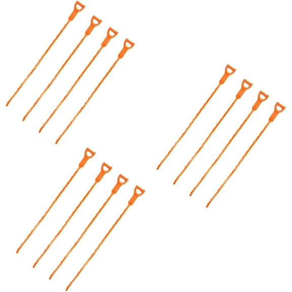 12 Pcs sink drain auger shower clog flume plastic tubs hair removal epilators plastic bathtub drain hair remover Drain Cleaning Tool drain hair drain clog remover Unclog drain pipe