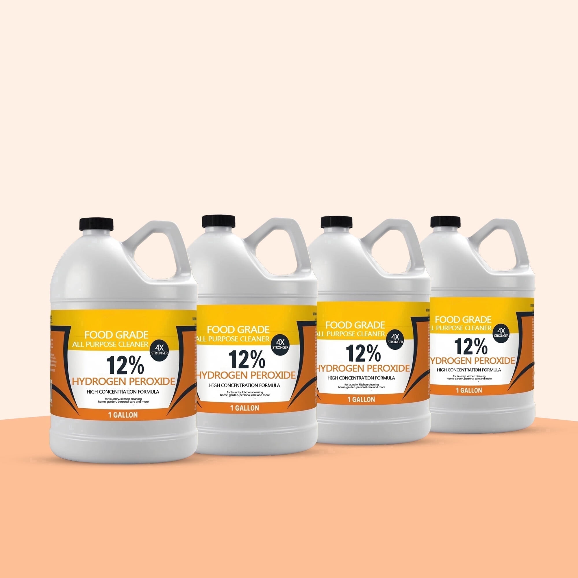 12 Percent Hydrogen Peroxide All Purpose Cleaner, 4 Pack - Walmart.com