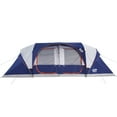 thumbnail image 1 of 12 Person Camping Tents, 3 Room Weather Resistant Family Cabin Tent, 6 Large Mesh Windows with Carry Bag, 1 of 6