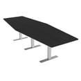 thumbnail image 1 of 12 Person Modular Hexagon Conference Table Metal Bases Electric Units, 1 of 5