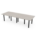 thumbnail image 1 of 12 Person Rectangular Conference Table Power And Data Units Post Legs, 1 of 6