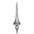thumbnail image 1 of 12" Pewter Matte-Glitter Finial Drop, 1 of 7