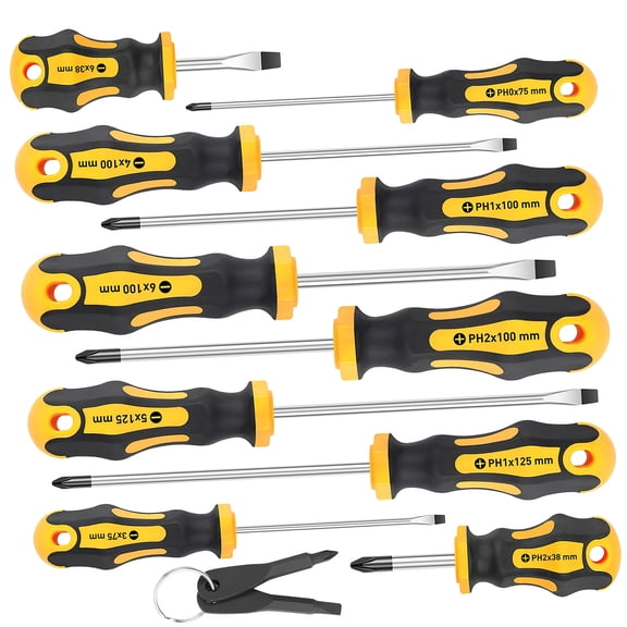 12 Piece Attractive Driver Set Permanent Search Engine SPEED Steel Handle For Home Factory Workshop