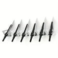 thumbnail image 1 of 12-Piece Broadhead Arrowheads with Bladed Tips 120 Field Points for Outdoor Hunting, 1 of 8