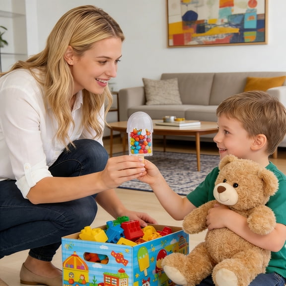 12-Piece Candy Box Set Ice Cream-Shaped Candy Storage Boxes With Personalized Multi-Color Design For Wedding Party Supplies