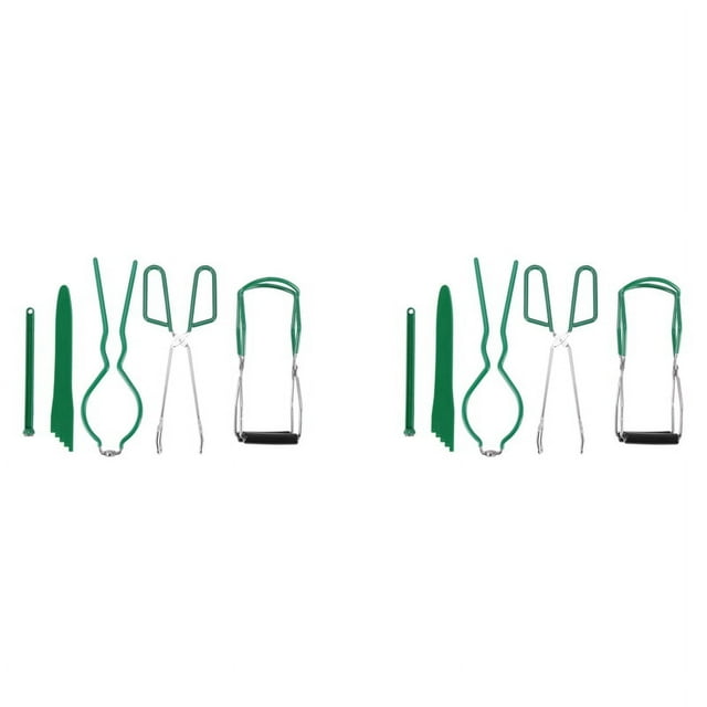 12Piece Canning Supplies Kit,Jar Lifter,Canning Funnel,Bubble Measurer