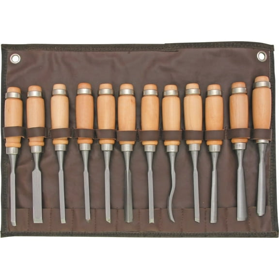 12 Piece Carving Chisel Set