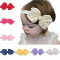 thumbnail image 1 of 12-Piece Chiffon Flower Bow Headband Set for Toddlers & Babies – Adorable, Comfortable Hair Bands for Kids TIKA, 1 of 4