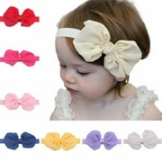 Children's Wide Hair Hoop Double-Layer Bow Baby Cute Hair Circles