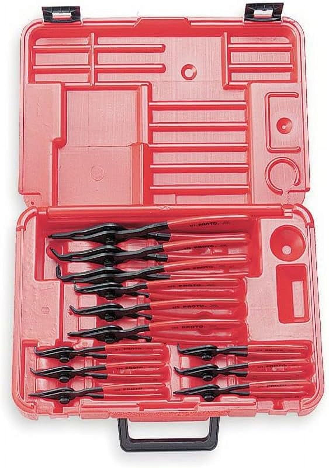 12 Piece Convertible Retaining Ring Pliers Set